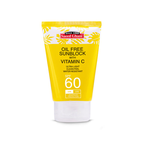 Oil Free Sunblock with Vitamin C SPF 60, 100 ml — Saeed Ghani