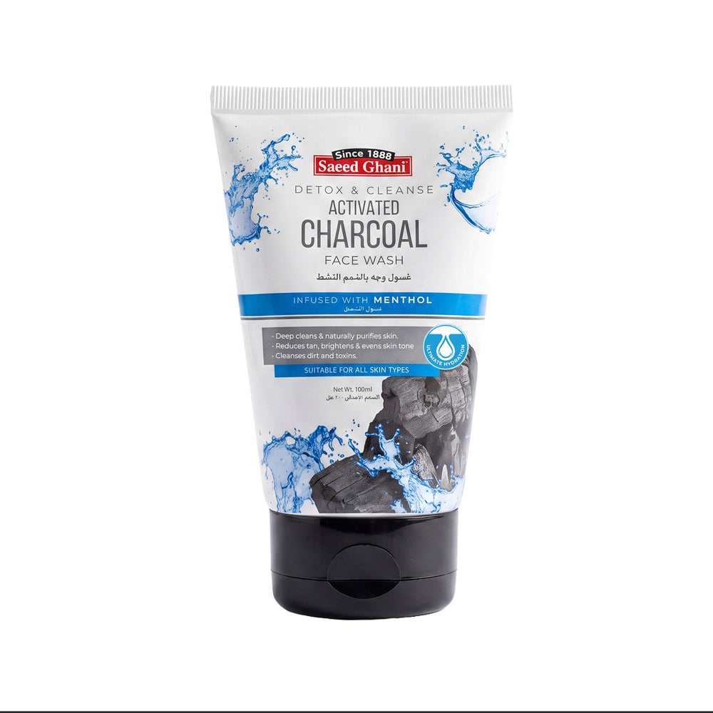 Activated Charcoal Detox & Cleanse Face Wash, 100 ml — Saeed Ghani