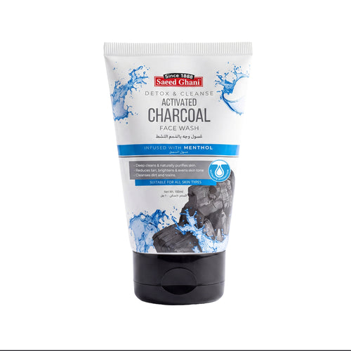 Activated Charcoal Detox & Cleanse Face Wash, 100 ml — Saeed Ghani