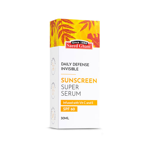 Daily Defense Invisible Sunscreen Super Serum SPF 60, 30 ml — Saeed Ghani