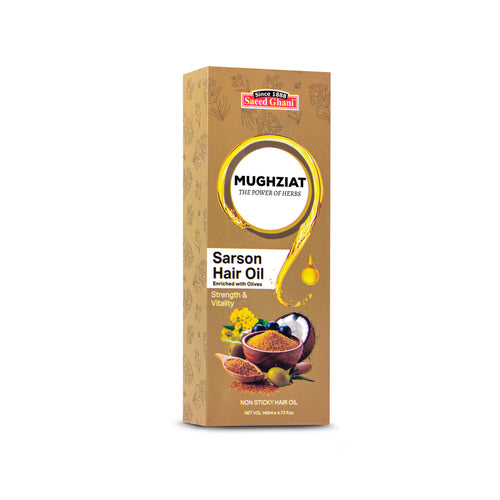 Sarson (Mustard) Hair Oil, 140 ml — Saeed Ghani