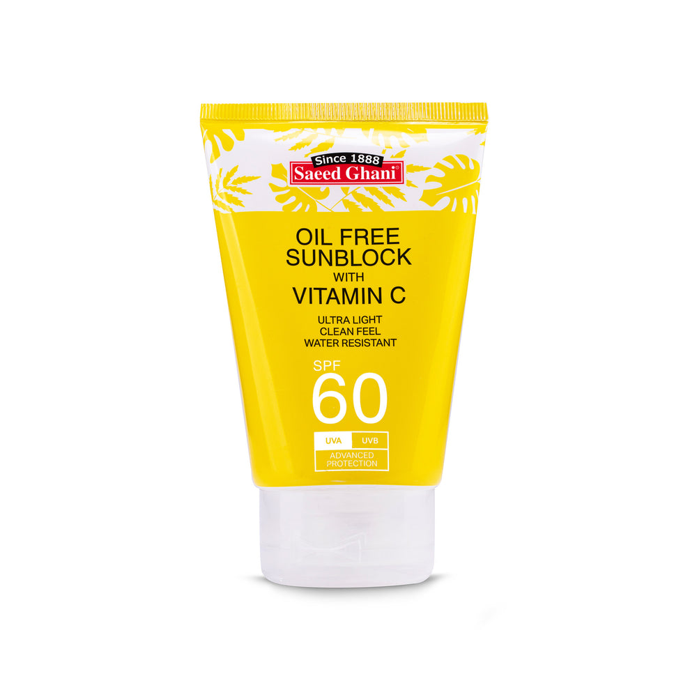 Oil Free Sunblock with Vitamin C SPF 60, 100 ml — Saeed Ghani