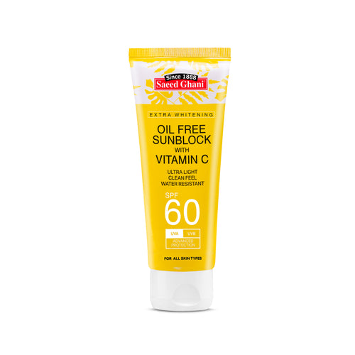 Oil Free Sunblock with Vitamin C SPF 60, 60 ml — Saeed Ghani
