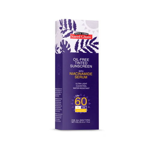 Oil-Free Tinted Sunscreen with Niacinamide Serum, 30 ml — Saeed Ghani